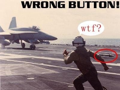 Wrong button