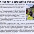 The motoring speed trap Two members of the traffic police were out in the countryside with a radar gun recently, happily engaged in apprehending speeding motorists, when their equipment suddenly locked-up completely with an...