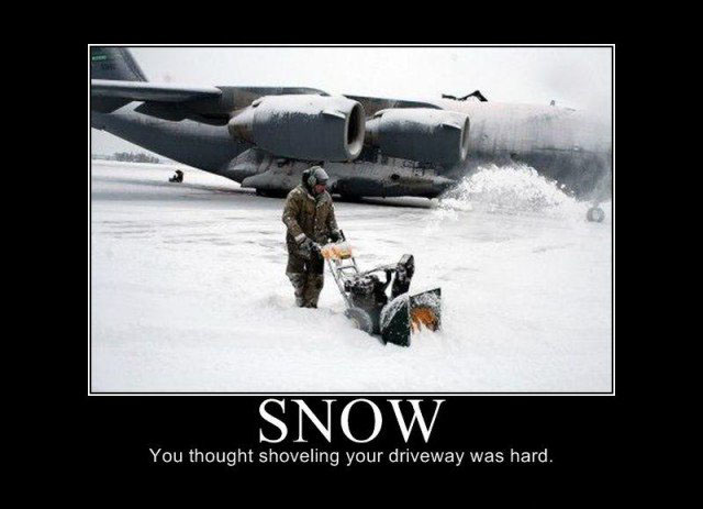 Snow â€“ You thought shoveling your driveway was hard