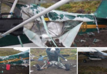 Duct tape use number 1001: Repair an airplane after a bear attack Repair a plane after a bear attack