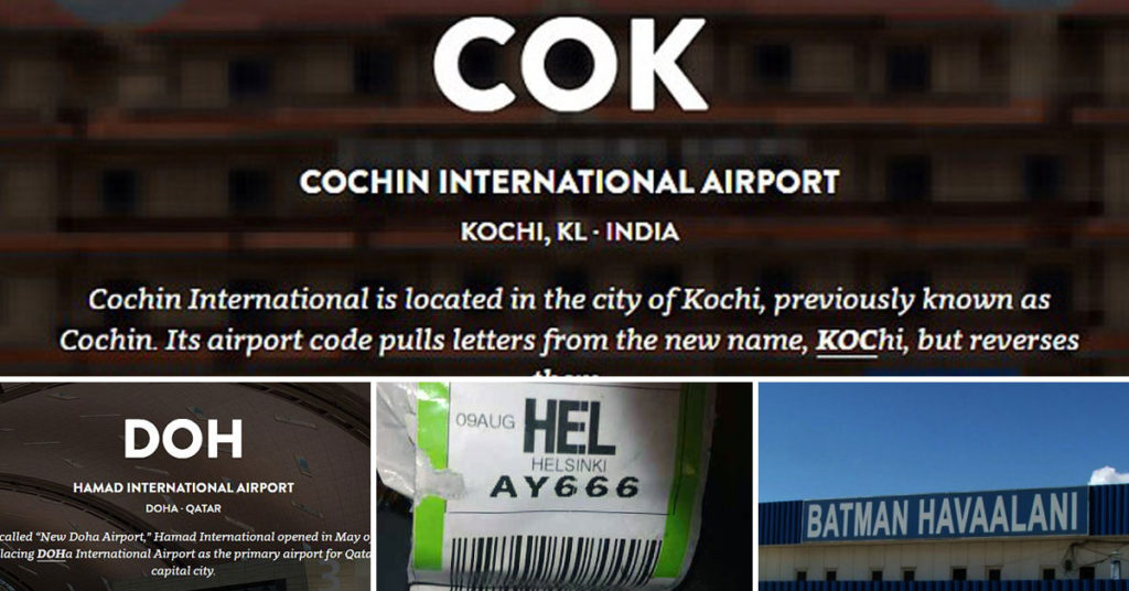 Funny Airport Codes And Weird Flights