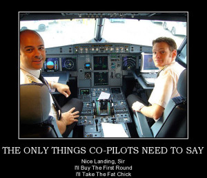 The only things co-pilots need to say... - Aviation Humor