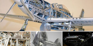 Functional Miniature Fighter Plane Models