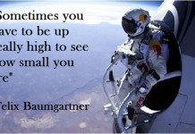 Sometimes you have to go up really high to see how small you are