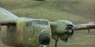 Awesome no-flap soft field landing