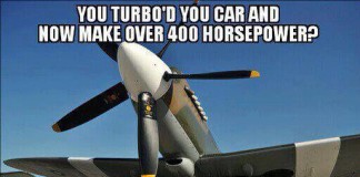 Oh You Turbo’d Your Car…