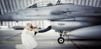 Just married air force pilot