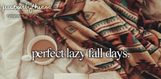 Perfect lazy fall days