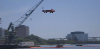 Launching Trucks off an Aircraft Carrier