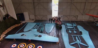 Supermarine Spitfire model in 1/1 scale