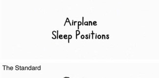 Airplane Sleep Positions