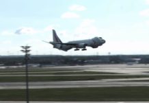 Spectacular landing at Frankfurt Airport
