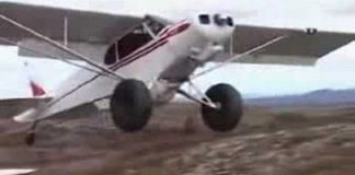 Piper Cub Short Landing and Take-off