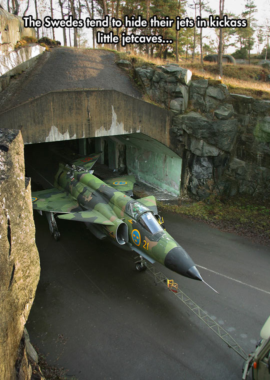 How The Swedes Hide Their Jets
