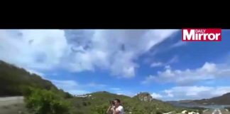 Plane grazes tourist’s hand as he tries to capture the perfect shot