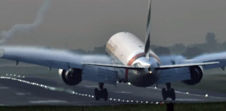 Boeing 777 – making and busting clouds