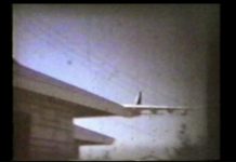 Convair B-36 Peacemaker tree top pass