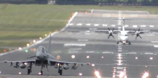 Eurofighter Typhoon Aggressive Takeoff