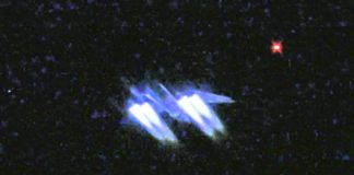 Two B-1’s depart Nellis AFB, at night, with full afterburners!