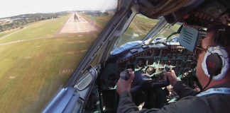 Captain wrestling down his Antonov 22 for a PERFECT Landing!