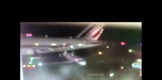 And here we have an Airbus bullying a much smaller aircraft!