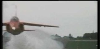 Old 1970’s film of very low runs with the Red Arrows Gnat