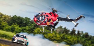 Bolkow Bo 105 playing around with a Toyota GT 86