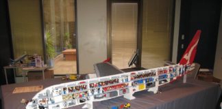 Lego enthusiast builds Airbus A380 with 35,000 bricks