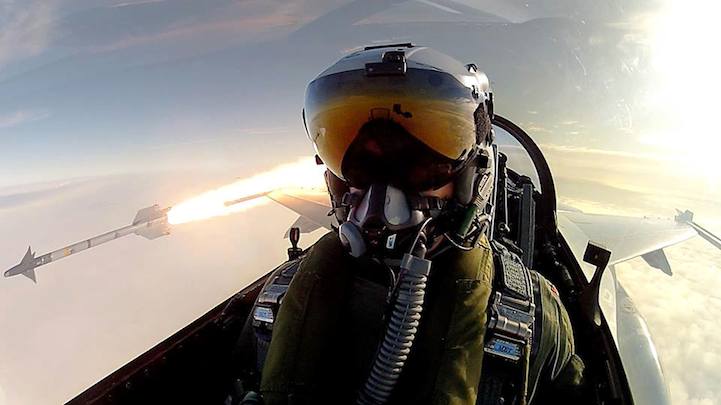 Epic Selfie While Launching a Missile