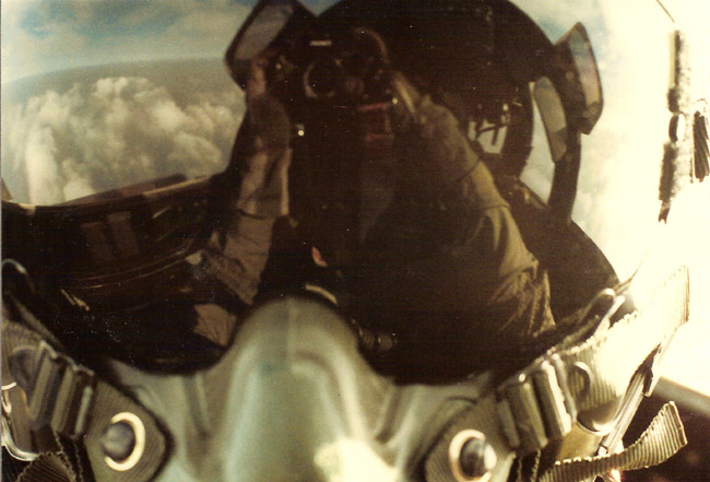 before it was cool selfie in an F-4E