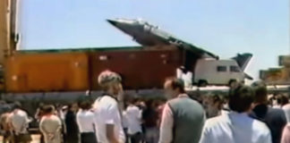 Emergency Landing on Cargo Ship by Sea Harrier