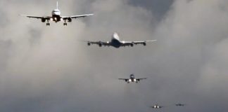 London Heathrow Approach Time-Lapse