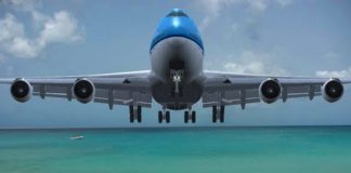 In St. Maarten is never too low…until the plane hits you.