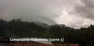 Landing on a dirt road in the Amazon forest