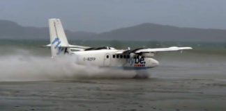 Twin Otter Takeoff At Barra