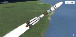 Europeans launch North American satellite on top of a Russian rocket in South America