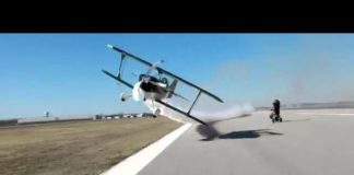 Bustin wheelies on an active runway