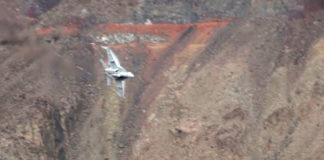 Buzzed by F-18’s at Star Wars Canyon