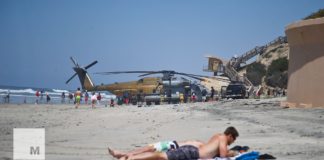 The pilots actually got bored and wanted to go to the beach