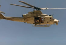 Marines put on a show for a guy when he pulled off the road to watch them