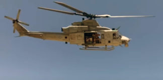 Marines put on a show for a guy when he pulled off the road to watch them