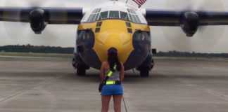 Blue Angels C-130 Fat Albert start up!