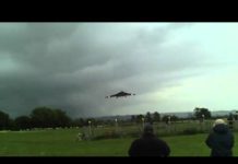 “Holy sh—-rrrrrooooooaaaarrrr!” Awesome Vulcan Bomber Low Fly-By