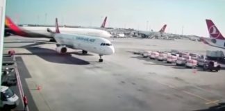 Asiana Airlines Airbus A330 Slices the Tail off of a Turkish Airlines A321 Asiana Airlines Airbus A330 Slices the Tail off of a Turkish Airlines Airbus A321