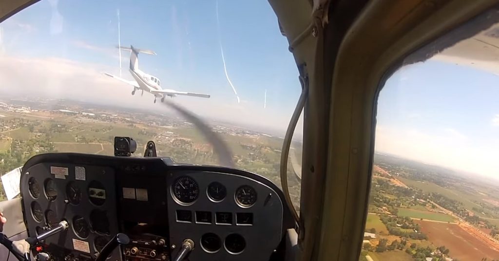 aircraft midair collision avoided
