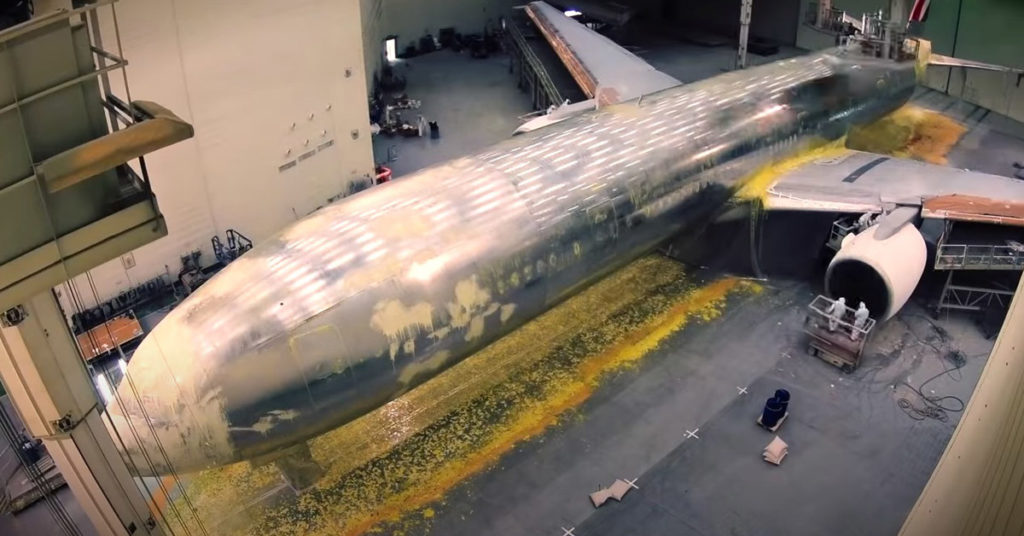 Emirates Airline Boeing 777 Paint Job
