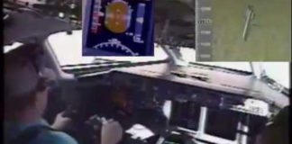 Boeing 717 during stall testing Boeing 717 during stall testing