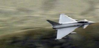Great Sounding Typhoons Flying Through The Mach Loop