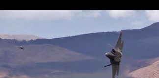 Incredible footage shows USAF F-22 in the Mach Loop