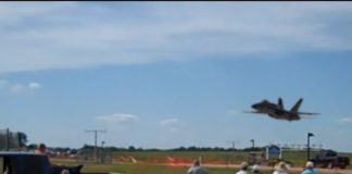 Blue Angel Crazy Low Takeoff! (End of the Runway)